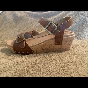 Aetrex Wedges: Brown 7